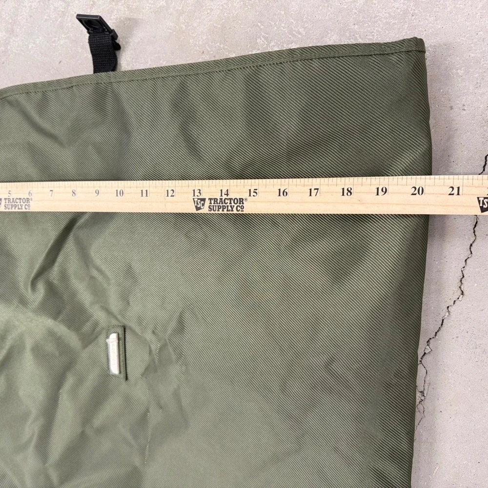 WallyBags Garment Bag Unisex Olive Green New Tri-Fold Suit Carrier Bag